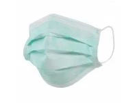 Маска защитная из спанбонда 3-х слойная без фиксатора носа Маска защитная из спанбонда 3-х слойная без фиксатора носа
