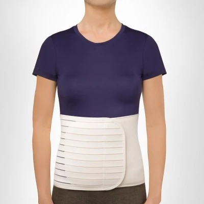 Бандаж послеоперационный абдоминальный на брюшную стенку (высота 23 см) ML BA-23 "Интерлин" (S, белый)