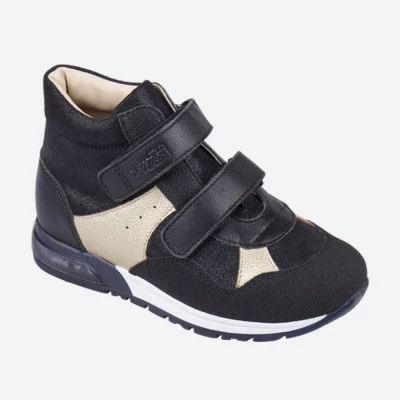 Ботинки ортопедические малосложные TW-440-14 "Тривес" (цв. черно-золотой) в магазине Склад Медтехники